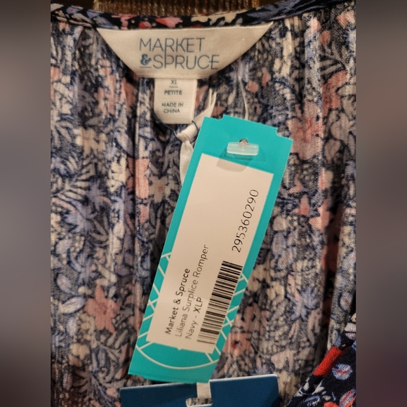 NWT Floral Market & Spruce Romper - Picture 6 of 14